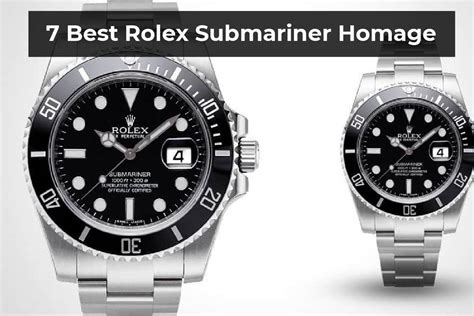 rolex homage watch|best Rolex submariner homage watches.